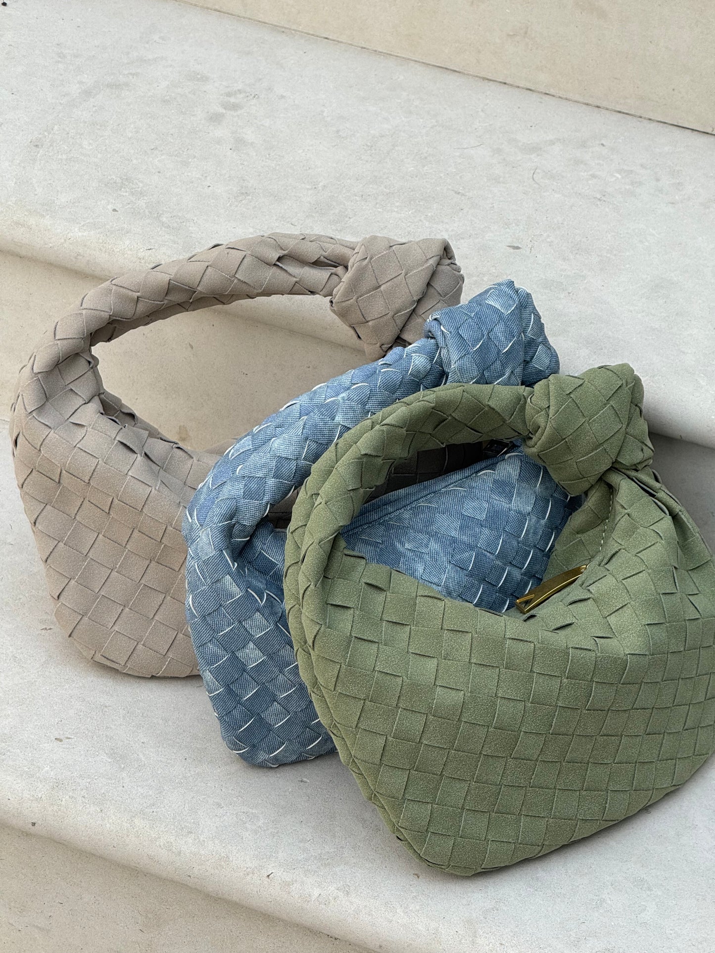 Celia Bag - Suede - Mini - Pistachio | pre order