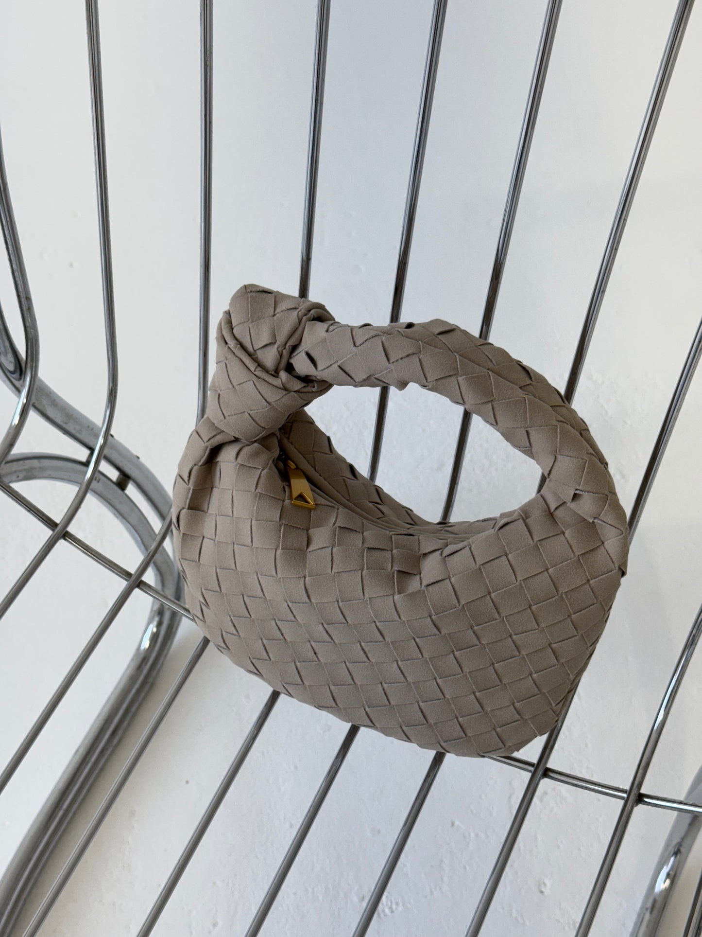 Celia Bag - Suede - Mini - Greige