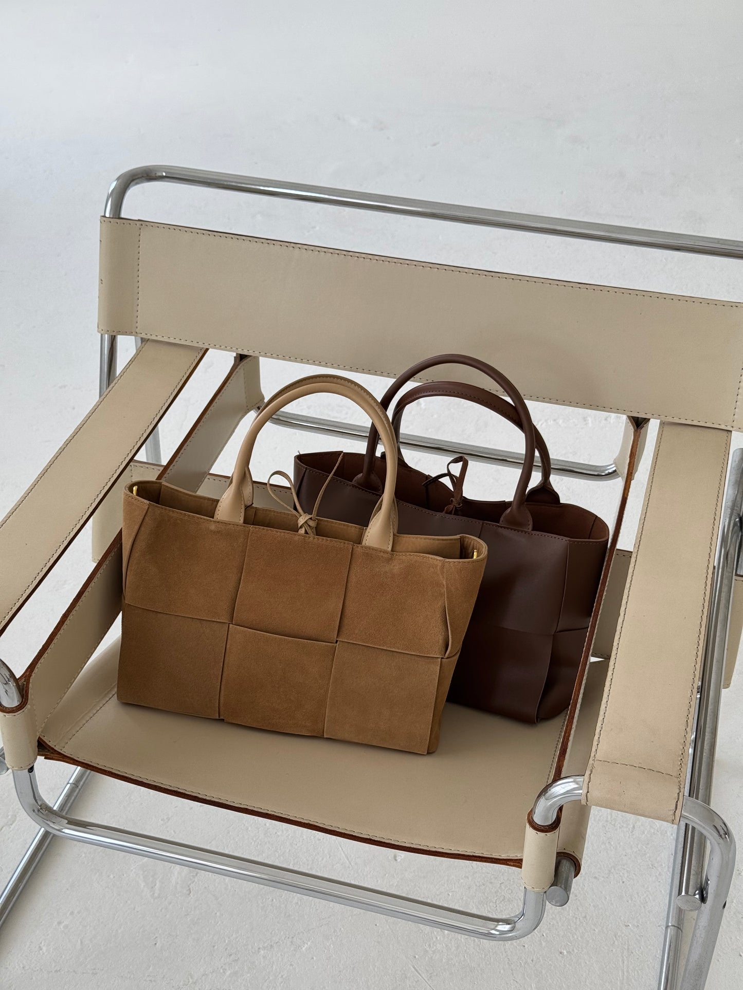 Cienna Bag - Suede - Cappuccino