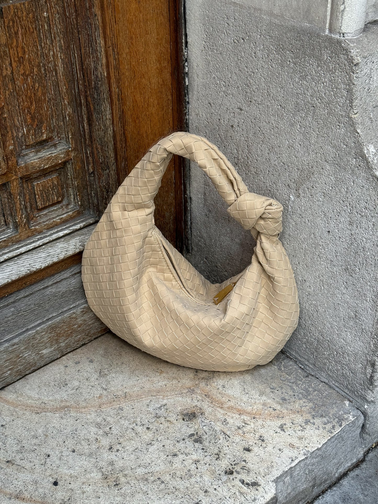 Celia Bag - Suede - Maxi  - Cappuccino