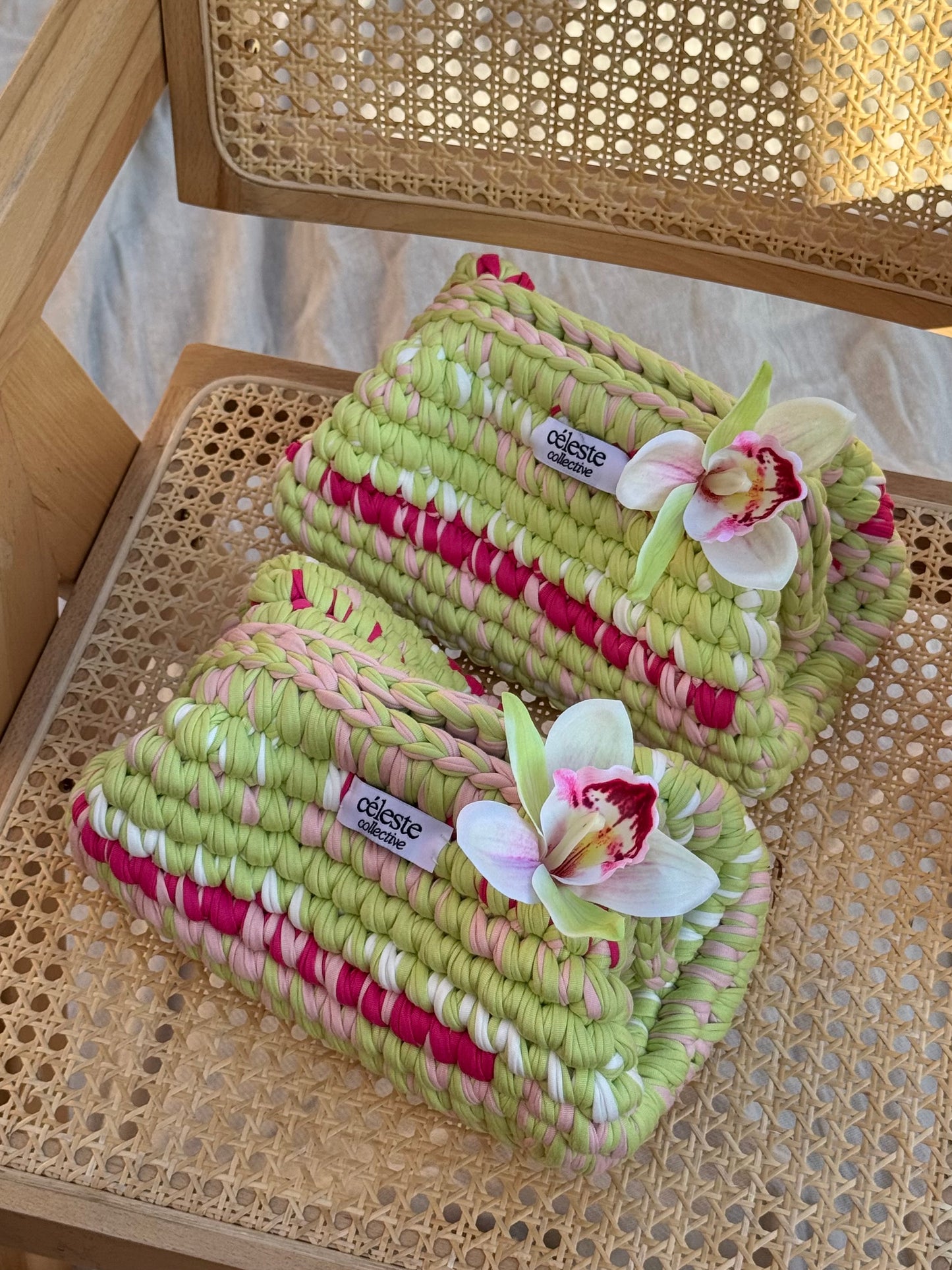 Cindy Handmade Clutch - Watermelon Crush