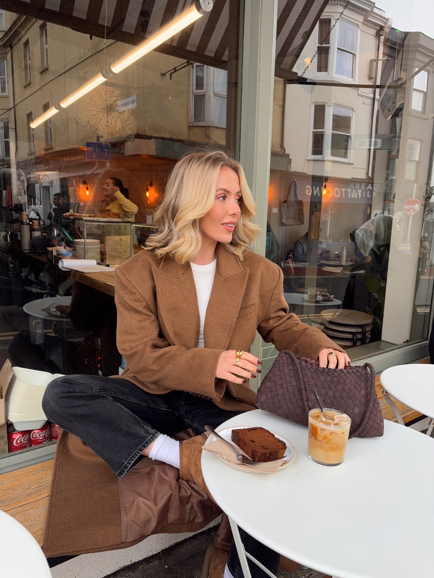 India Moon Bag - Suede Cocoa